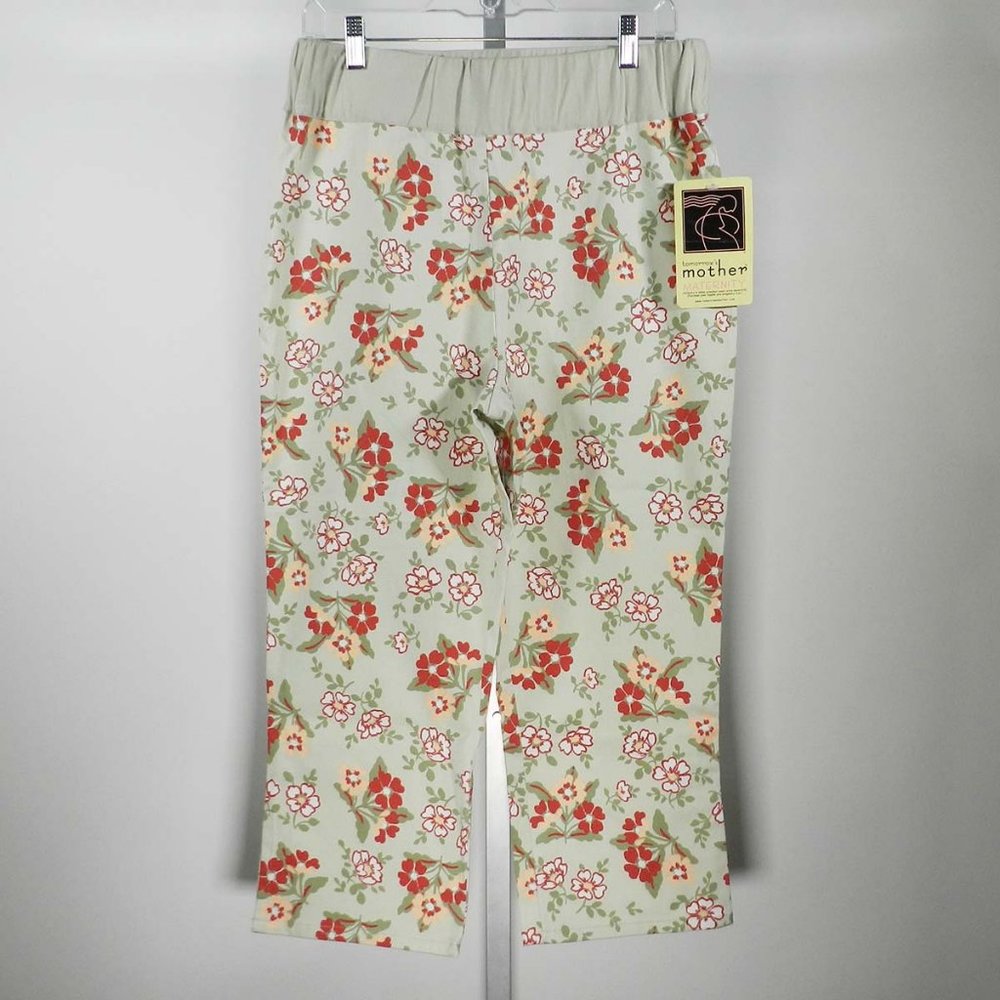 Tomorrow's Mother Maternity S Floral Stretch Capri